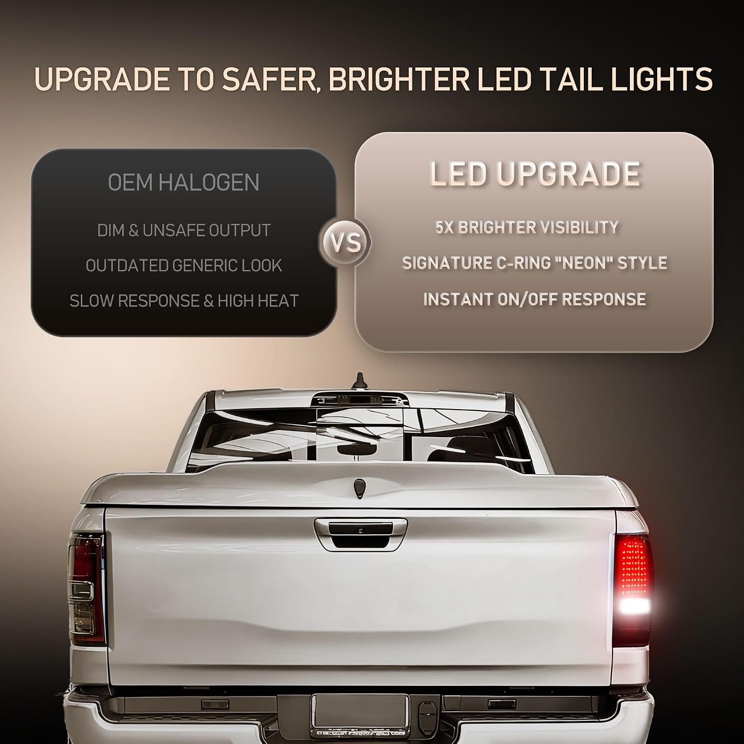 LED Tail Lights for 1994–2001 Dodge Ram 1500 & 1994–2002 Dodge Ram 2500 3500-6