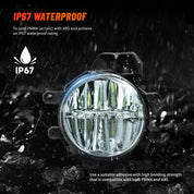 OKSIWA Led Fog Lights Fit for 16-21 Toyota Tacoma,for 14-21 Tundra,for 14-16 Corolla,for 14-18 Highlander/Kluger/4Runner,for 16-18 RAV4,Fit for 14-15 Lexus RX350 RX450h,Upgrade and Modified Led Fog Lamps