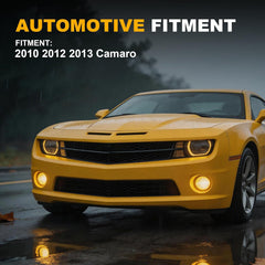 DOT Compliant Yellow LED Fog Lights for 2010-2013 Chevy Camaro Plug & Play-4