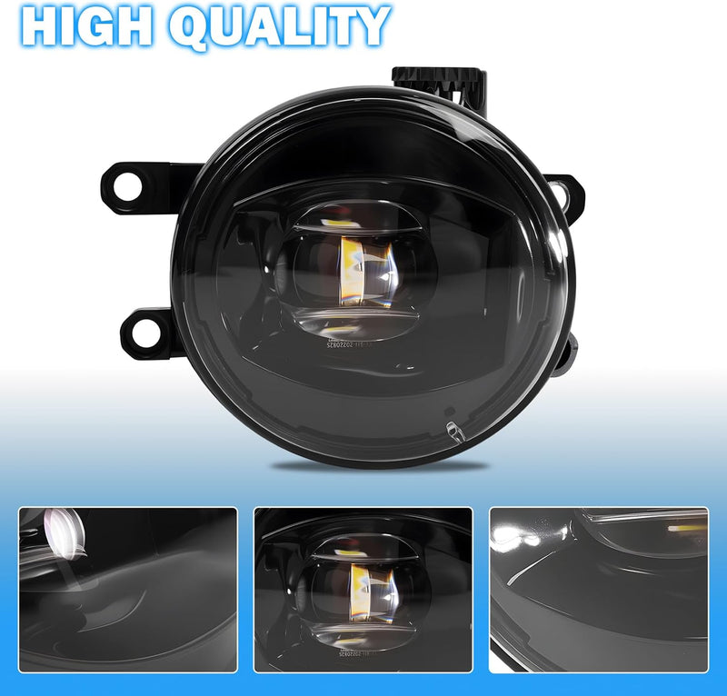 OKSIWA New Generation Led Fog Lamps, Universal Upgrade Kit for Toyota 4Runner Tacoma Tundra Rav4 Camry Corolla Sequoia Highlander C-Hr Venza Sienna & Scion Xa/Xd (2005 2007 2009-2012 2015 2017-2020)-5
