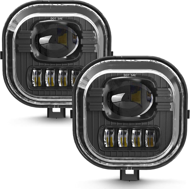 OKSIWA LED Fog Light Assembly for 1999-2016 Ford F250 F350 F450 F550 Super Duty - Driving Fog Lamp Compatible with Original Frame 【No fog lamp bracket】-1