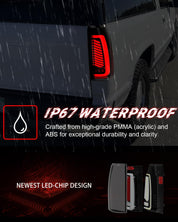 OKSIWA Sequential LED Tail Lights for 1988-1998 Chevy GMC C/K, Silverado, Sierra, 1992-1999 Suburban Yukon, 95-99 Tahoe, Pickup Truck Rear Lights with Start-Up Animation, Dynamic Turn Signals