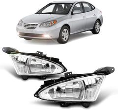 OKSIWA Fog Lights Fit for 2007-2010 Hyundai Elantra/Avante Bumper Driving Lamps Fog Lamps Driver Side Passenger Side-1