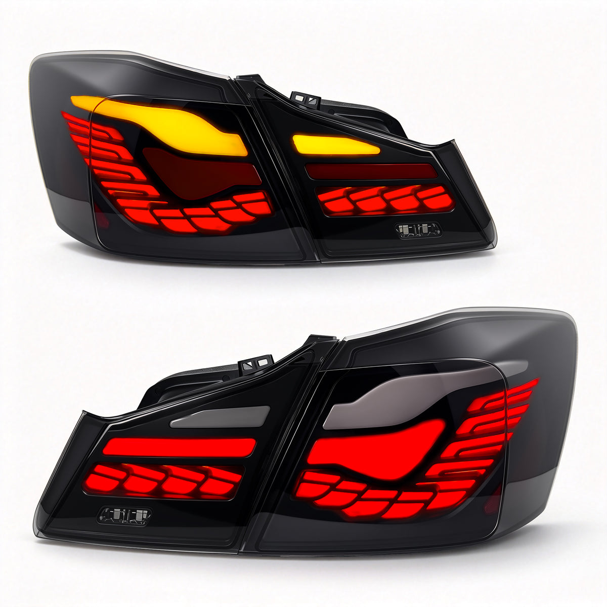 Sequential Full LED Tail Lights for 2016-2017 Honda Accord LX ,Plug and Play-7