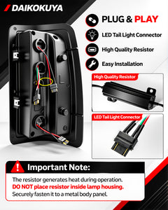Full Led Tail Lights for 2000-2006 Chevy Suburban Tahoe ,GMC Yukon/Yukon XL ,2001-2006 Yukon Denali/Yukon XL Denali-6