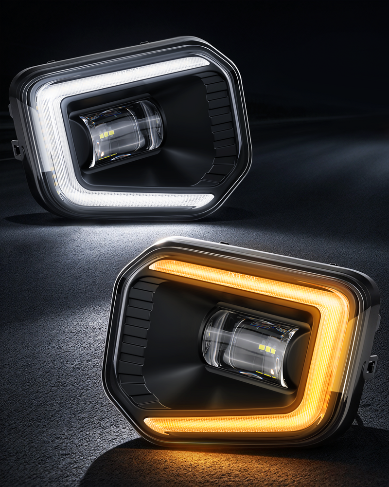 DOT Approved LED Fog Lights with DRL for 2016-2023 Toyota Tacoma-7