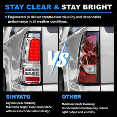 LED Tail Light for 2003–2006 Chevy Silverado,Plug and play-5