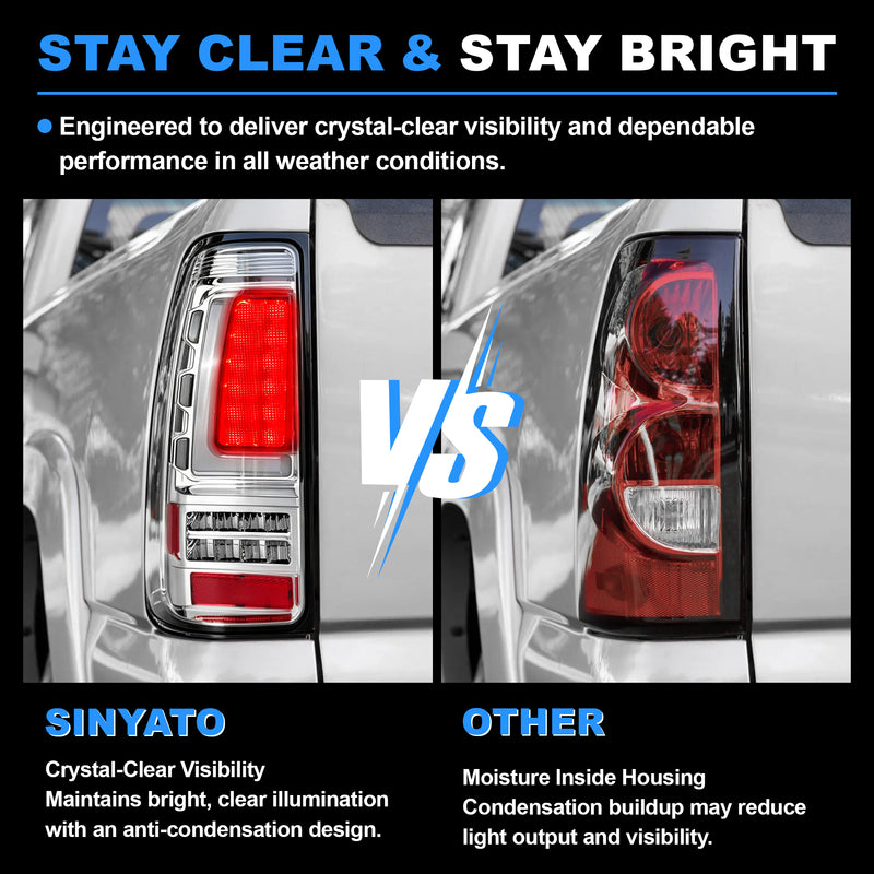 LED Tail Light for 2003–2006 Chevy Silverado,Plug and play-5