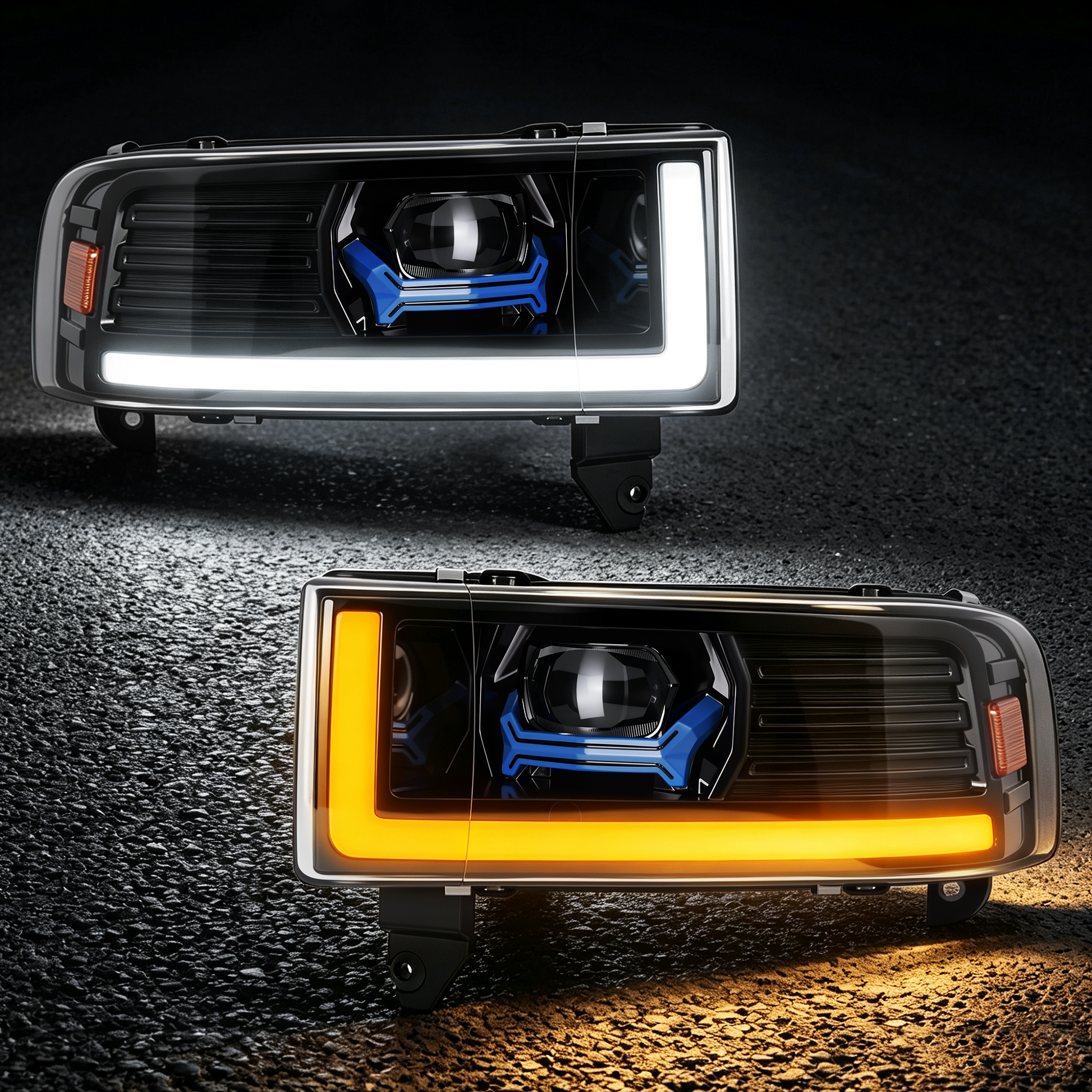 LED Headlight for 1994–2001 Dodge Ram 1500 & 1994–2002 Ram 2500 3500-8