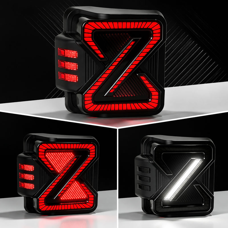 LED Tail Lights For 2007-2018 Jeep Wrangler JK JKU Sport/Sahara/Rubicon-8