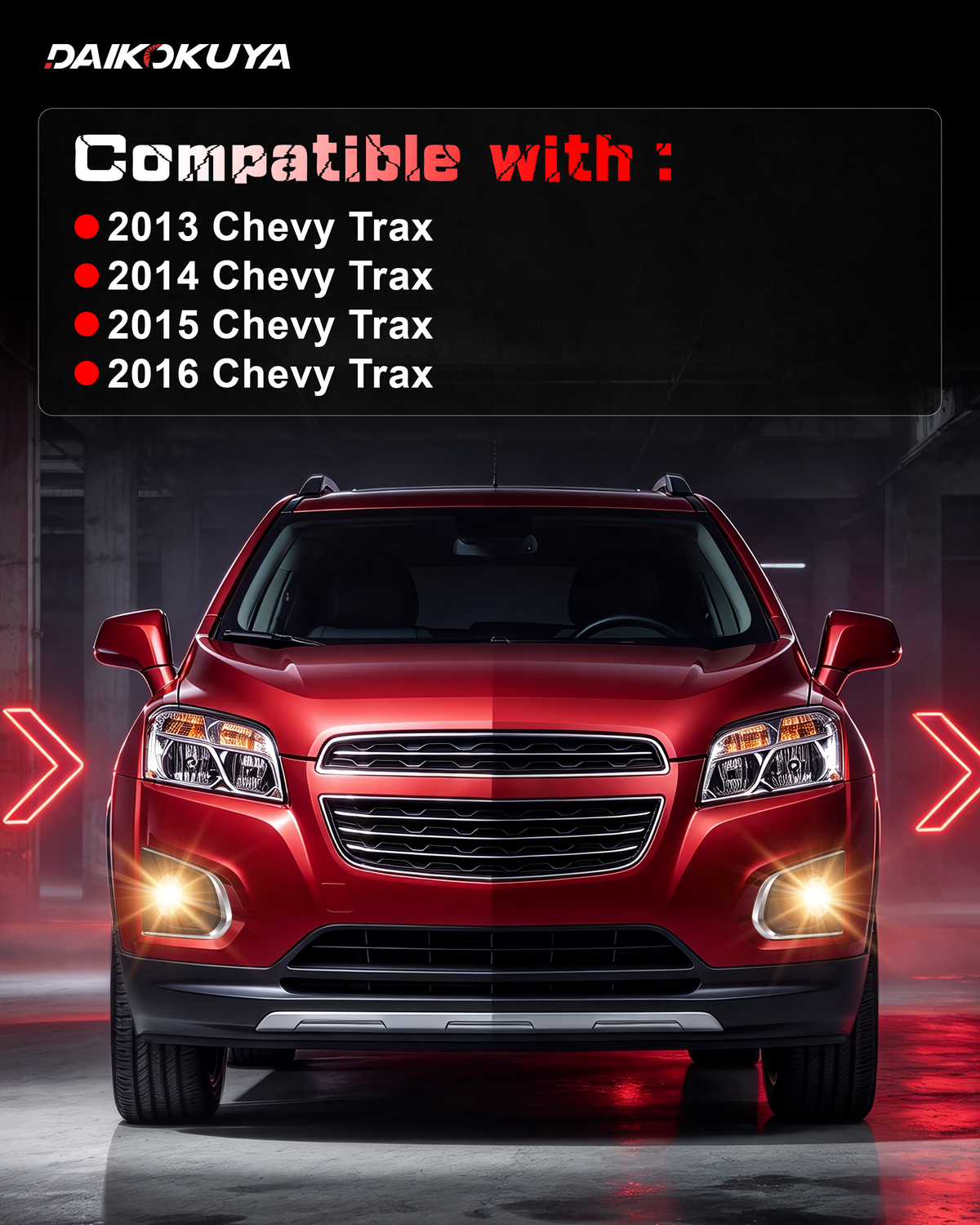 DOT approved Halogen Fog Lights for 2013 - 2016 Chevy Trax-2