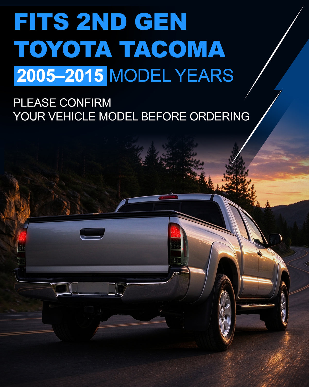 Full LED Tail Light for 2005-2015 Toyota Tacoma 2nd Gen-3