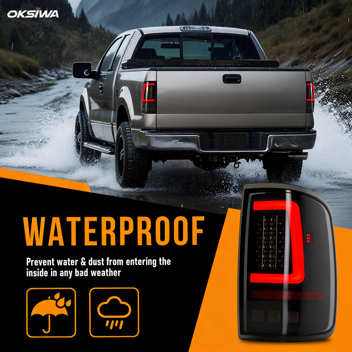 LED Tail Lights for 2004-2008 Ford F-150,Waterproof,Plug and Play-6