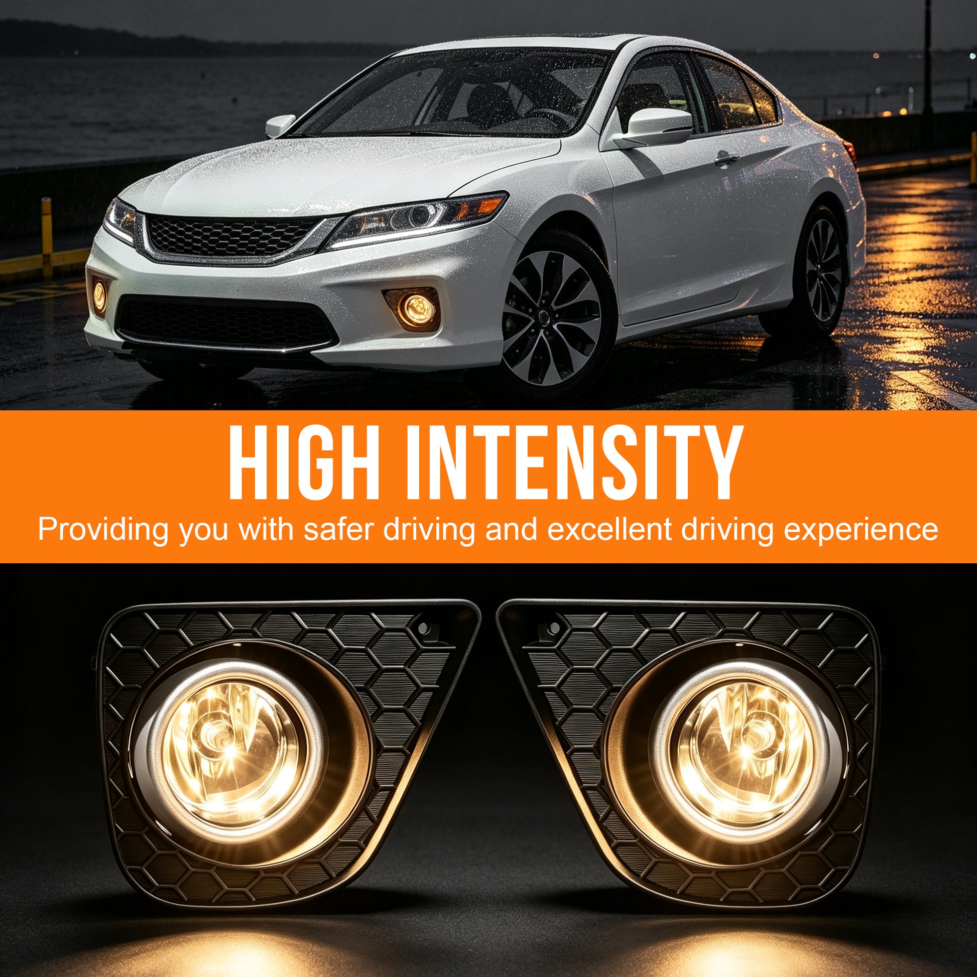 DOT approved Halogen Fog Light for 2013–2015 Honda Accord Coupe 2-Door-2
