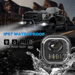 OKSIWA LED Fog Light Assembly for 1999-2016 Ford F250 F350 F450 F550 Super Duty - Driving Fog Lamp Compatible with Original Frame 【No fog lamp bracket】-5