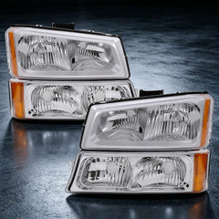 Headlight for 2003–2006 Chevy Silverado 1500HD / 2500HD / 3500 / Avalanche-1