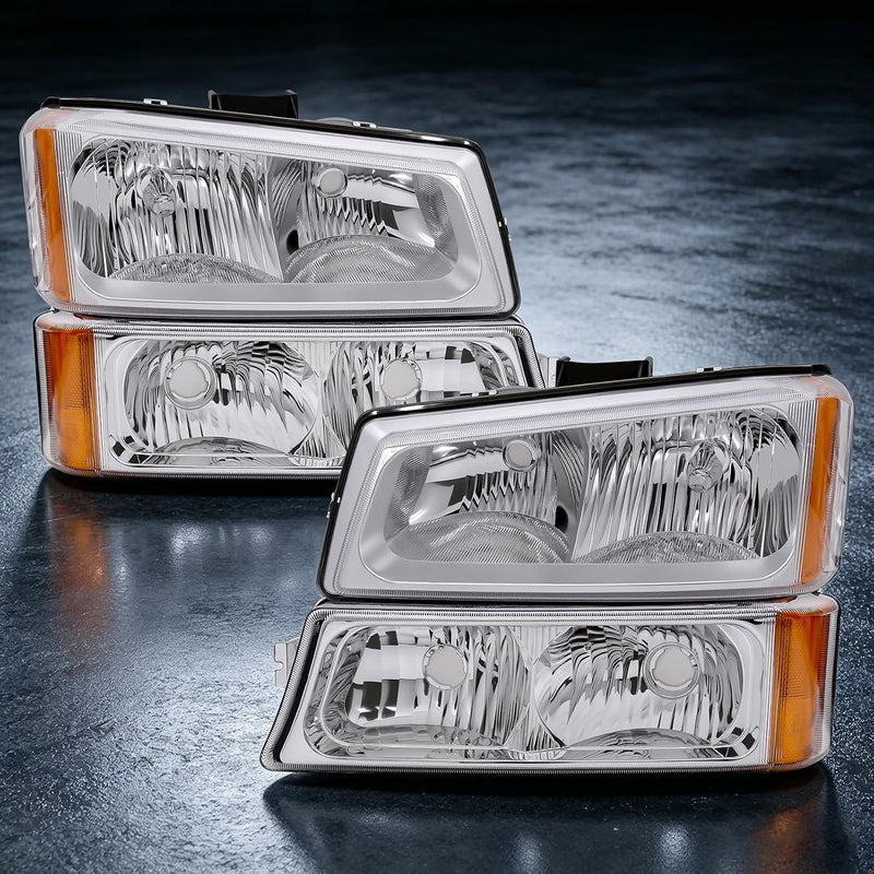 Headlight for 2003–2006 Chevy Silverado 1500HD / 2500HD / 3500 / Avalanche-1