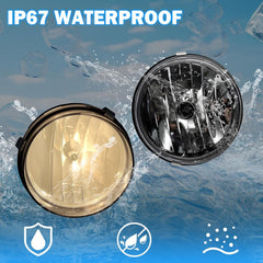 DOT Approved Halogen Fog Lights for 2007-2013 GMC Sierra 1500 & 2007-2014 Sierra 2500HD 3500HD Plug & Play-8
