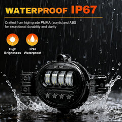 OKSIWA LED Fog Lights for 2002-2008 Dodge Ram 1500, 2003-2009 Ram 2500 3500, 2004-2006 Durango Pickup, Led Fog Lamp Upgrade and Modified - 4 Star-3