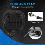 OKSIWA LED Fog Light Assembly for 1999-2016 Ford F250 F350 F450 F550 Super Duty - Driving Fog Lamp Compatible with Original Frame 【No fog lamp bracket】