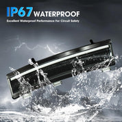 OKSIWA LED Side Marker Lights for Nissan 350Z LCI 2006-2009, Front Bumper Reflector Side Marker with DRL & Turn Signals, Left & Right Side