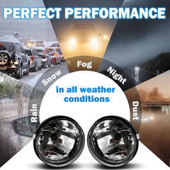 DOT Approved Halogen Fog Lights for 2007-2013 GMC Sierra 1500 & 2007-2014 Sierra 2500HD 3500HD Plug & Play-7