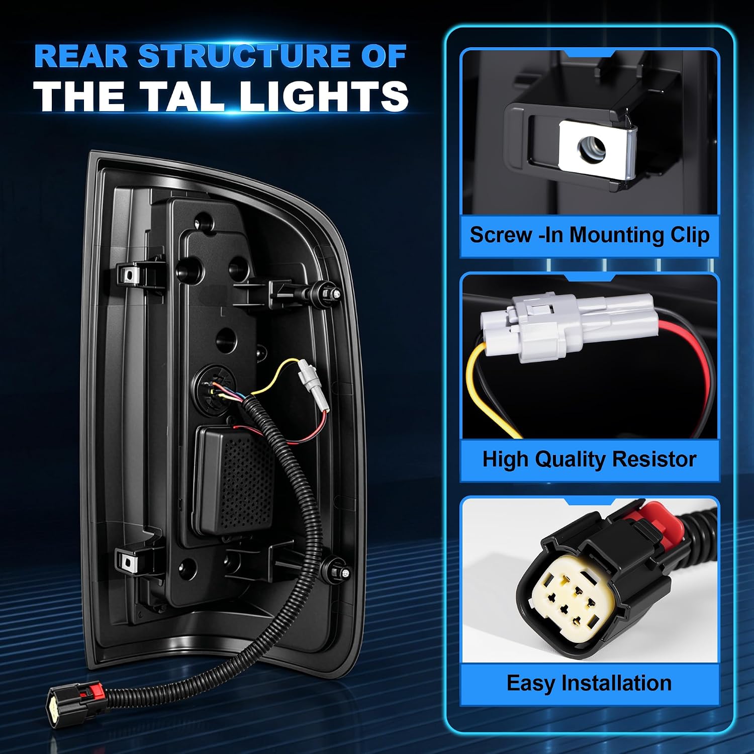 Sequential Startup LED Tail Lights for 2015–2022 Chevy Colorado Plug and Play-4