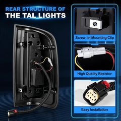 Sequential Startup LED Tail Lights for 2015–2022 Chevy Colorado Plug and Play-4