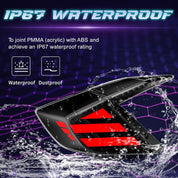 OKSIWA Sequential LED Tail Lights Compatible with Honda Civic 10th Gen Sedan 2016-2021, Not for Hatchbacks, Starting Animated Tail Light Assembly, Brake Turn Signal Lights, Reverse Lights, Parking Light