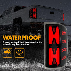 Animated Sequential Smoked LED Tail Lights for 2014-2018 Chevy Silverado & 2016-2018 GMC Sierra 3500HD DRW Plug & Play-5