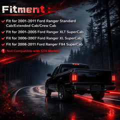 Animated Sequential LED Tail Lights Smoked for 2001-2011 Ford Ranger Plug & Play-3