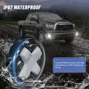 OKSIWA LED Fog Lights with DRL & turn singal Assembly Compatible With 2005-2011 Tacoma,2007-2013 Tundra,2004-2006 Solara,2008-2015 Sequoia Clear Lens 1Pair Upgraded Modified Lamps