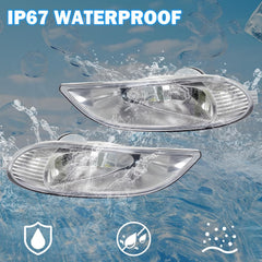 OKSIWA Fog Lights Compatible with 2002 2003 2004 Camry, 2005 2006 2007 2008 Corolla, 2002 2003 Solara, A Pair Of Fog Lamps With 9006 12V 55W Halogen Bulbs, Wiring Harness And Clear Lens-8