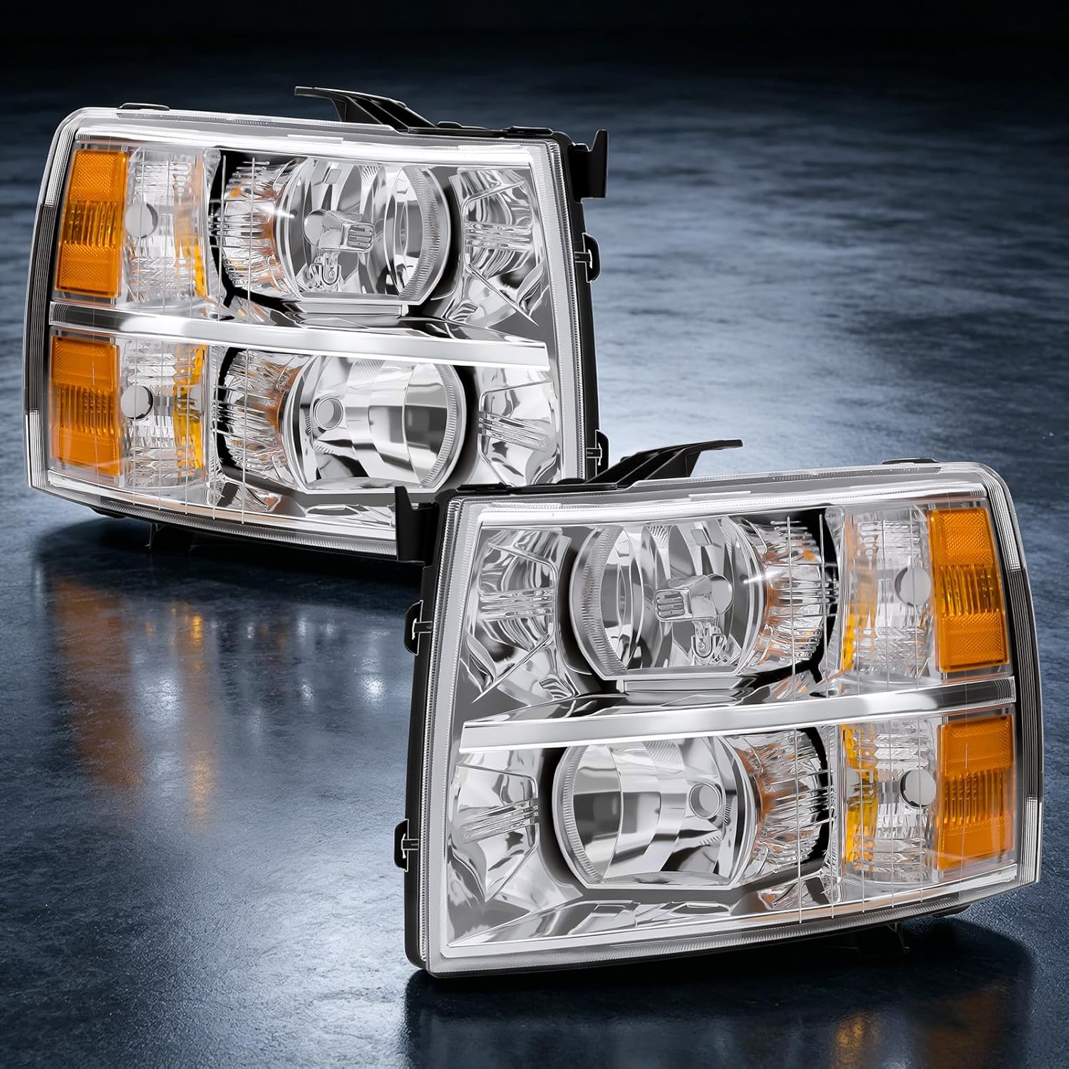 Headlight for 2007–2013 Chevy Silverado 1500 & 2007–2014 Silverado 2500HD / 3500HD-1