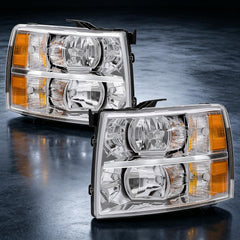 Headlight for 2007–2013 Chevy Silverado 1500 & 2007–2014 Silverado 2500HD / 3500HD-1