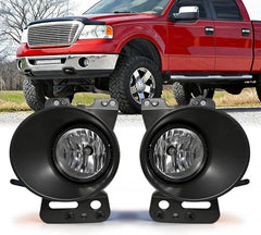 OKSIWA Front Driving Fog Lamps Assembly Fit for 2005 2006 2007 2008 Ford F150, 2006-2010 Lincoln Mark LT,DOT Certified - 1 Pair（Halogen Bulbs）-1