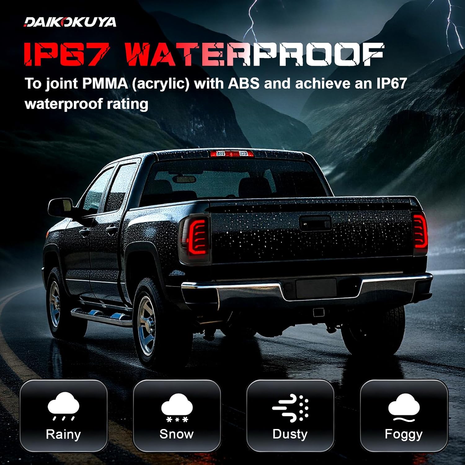 Animated Sequential LED Tail Lights for 2014-2018 Chevy Silverado & 2016-2018 GMC Sierra Plug & Play-7