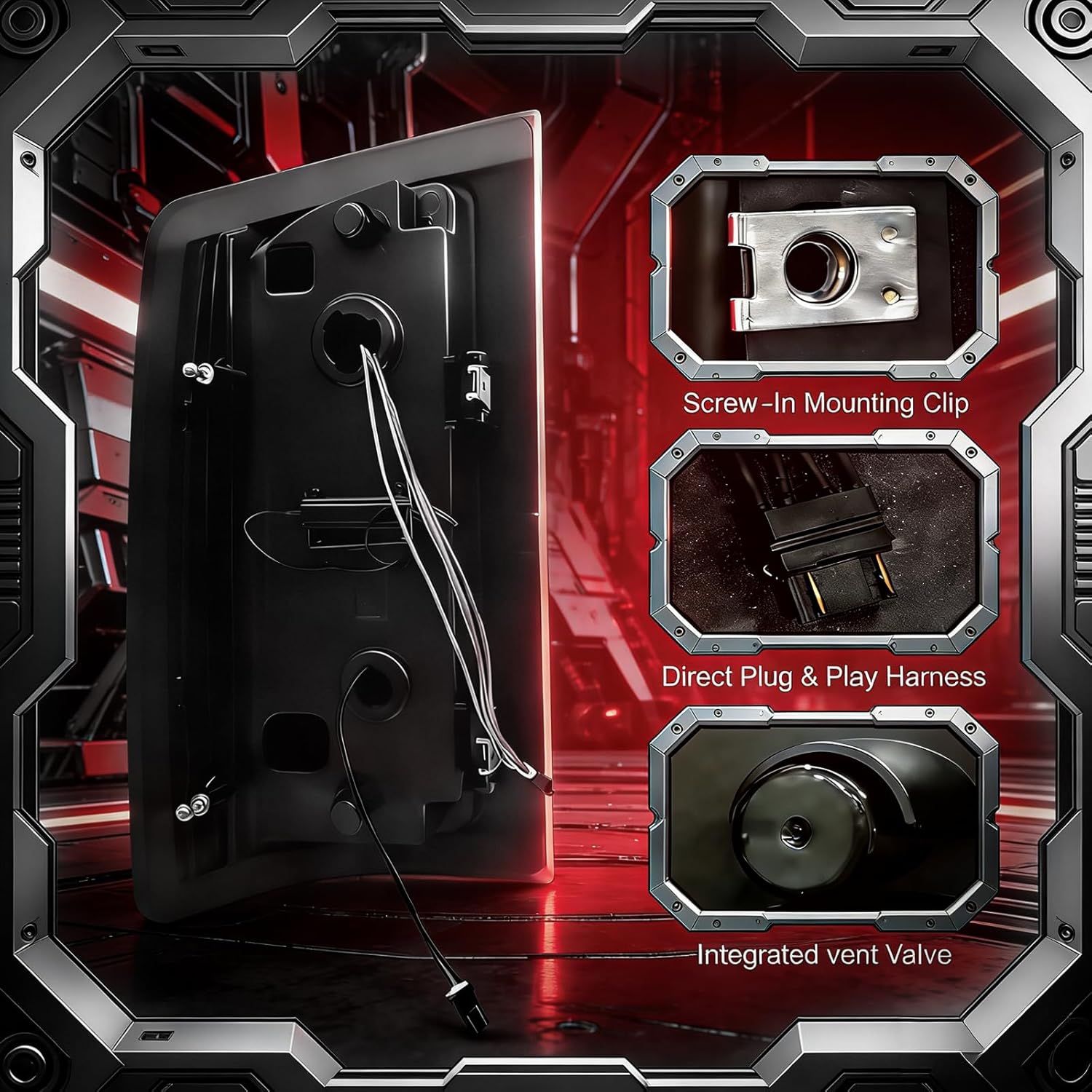 OKSIWA Sequential Full Led tail lights Fit for Dodge Ram 1500 2007 2008, Fit for Ram 2500 3500 2007-2009 Starting Animated Rear Light Assembly, Dynamic Turn Signal,Reverse Light,Brake Light Smoked