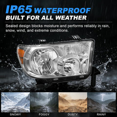 Headlight for 2007–2013 Toyota Tundra & 2008–2017 Toyota Sequoia-6