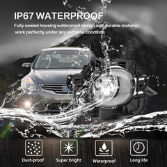 OKSIWA Fog Lights Compatible with 2007-2009 Nissan Altima 4DR Sedan Fog Lamps Assembly with Wiring Harness and Switch-5