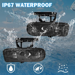 DOT Approved LED Fog Lights for 1999-2002 GMC Sierra & 2000-2006 GMC Yukon Plug & Play-7