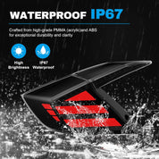 OKSIWA LED Tail Lights for Honda Civic 10th Gen Sedan 2016-2021,Rear Tail Lamps Assembly with Starting Animated,One Pair Sequential LED Turn Signal,Smoked(Not Fit Hatchback & Type R)