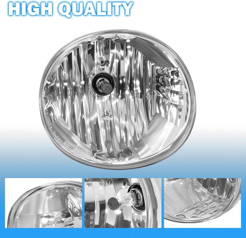 OKSIWA Fog Lights Compatible with 2004-2005 Rav4/ 2005-2007 Avalon/ 2006-2009 4 Runner/ 2005-2006 Lexus ES330, 1 Pair Front Bumper Driving Fog Lamps Clear Lens-5