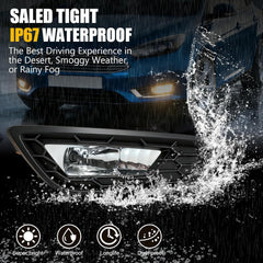 DOT Approved Fog Light for 2015–2017 Ford Focus, 1 Pair-6