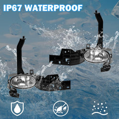 OKSIWA Fog Lights for Honda Accord 2008 2009 2010, Front Bumper Lamps with Switch & Wiring Harness, Easy Installation-7