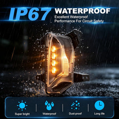 DOT Approved LED Fog Lights with DRL & Amber Turn Signal for 2022-2024 Chevy Equinox w/ Wiring Harness Plug & Play-7