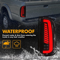OKSIWA Sequential Full LED Tail Lights Compatible With 1995-2000 Toyota Tacoma,with Start-up Animation, Dynamic Turn Signal, Brake, Reverse Lights, Tail Lamp Rear Light Replacement-6