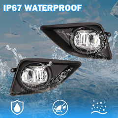 OKSIWA LED Fog Lights Compatible with 2008-2010 Toyota Corolla Bumper Driving Fog Lamps Assemblies with Switch and Wiring Harness-7