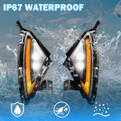 OKSIWA LED Fog Lights Compatible with 2022-2024 Hyundai Elantra with DRL Turn Signals Fog Lamps Assemblies w/Switch and Wiring Harness-8