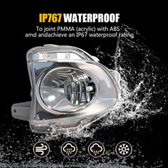 OKSIWA Fog Lights Compatible with 2010 2011 2012 Lexus ES350 Upgrade and Modified 1 Pair Fog Lamp, Fog Light Assembly-7